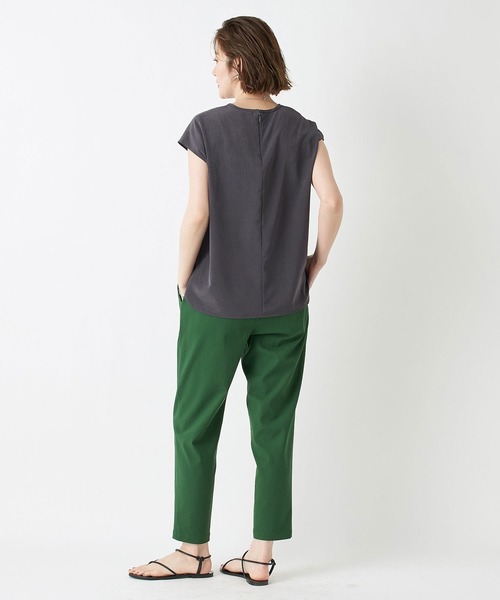 RIVE DROITE（リヴドロワ）の「楽して美脚が叶う　リネンmixストレッチドロストパンツ（その他パンツ・レディース・ベージュ/ピンク/グリーン・36/38）」の18枚目の写真