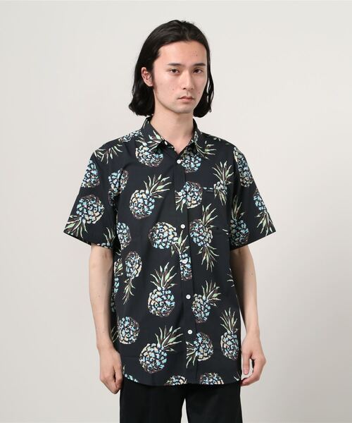 rip curl(リップカール)の「【RIP CURL リップカール】ストレッチUV半袖シャツ / ユニセックス UPF50+(シャツ/ブラウス・メンズ・ブラック・MEDIUM/LARGE)」の2枚目の写真