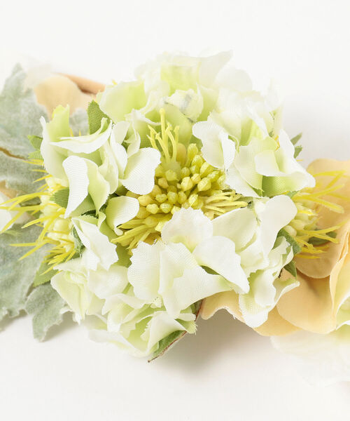 こども ビームス（コドモビームス）の「lusikka / ミニフラワーヘアバンド（ヘアバンド・キッズ・オフホワイト/バイオレット/ライトブルー・ONE SIZE）」の6枚目の写真