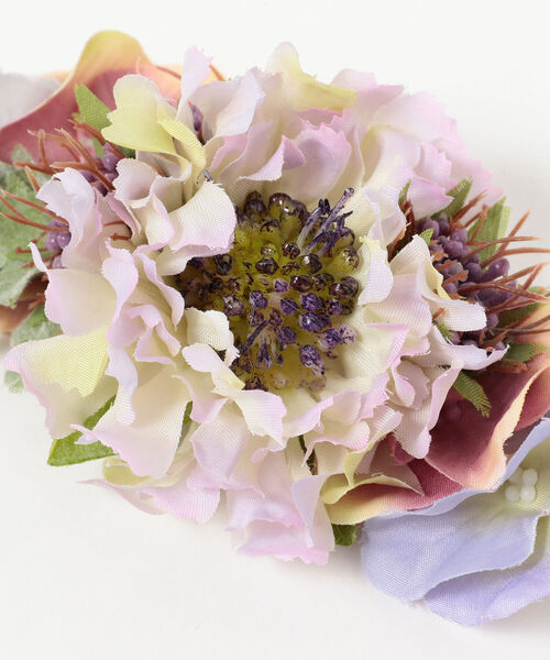 こども ビームス（コドモビームス）の「lusikka / ミニフラワーヘアバンド（ヘアバンド・キッズ・オフホワイト/バイオレット/ライトブルー・ONE SIZE）」の12枚目の写真