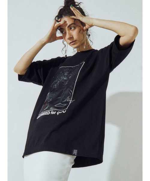 quu×UN3D BIGTシャツ