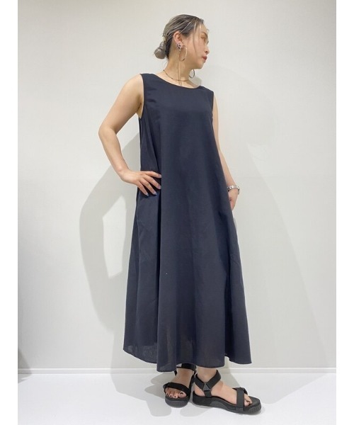 GAP（ギャップ）の「リネンブレンド クルーネック スリーブレス