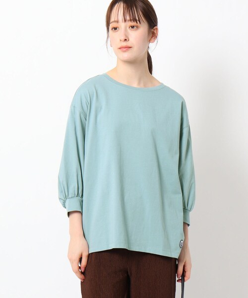 THE SHOP TK （ザ ショップ ティーケー ）の「◆【VERY6月号掲載】【SHELTECH／シェルテック】【チュッパチャップスコラボ】ボリューム袖プルオーバー（Tシャツ/カットソー・レディース・ライトブルー/ブラック/パープル/ホワイト系・12/13）」の4枚目の写真