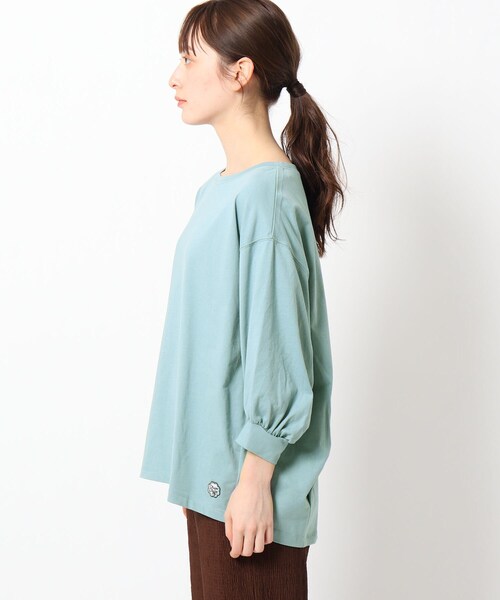 THE SHOP TK （ザ ショップ ティーケー ）の「◆【VERY6月号掲載】【SHELTECH／シェルテック】【チュッパチャップスコラボ】ボリューム袖プルオーバー（Tシャツ/カットソー・レディース・ライトブルー/ブラック/パープル/ホワイト系・12/13）」の8枚目の写真