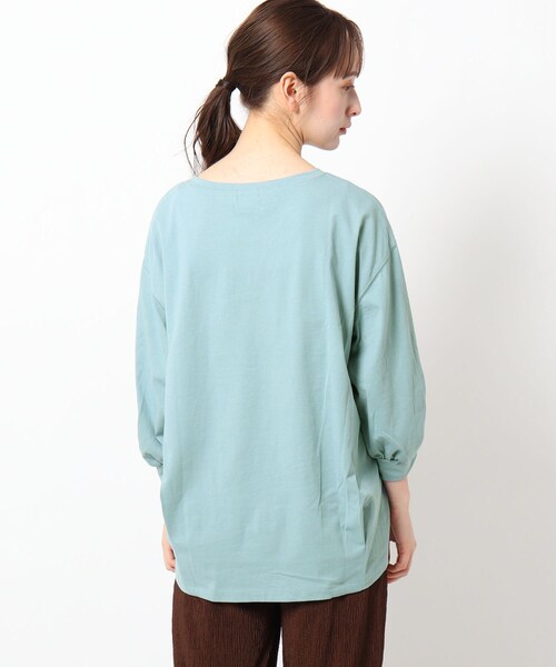 THE SHOP TK （ザ ショップ ティーケー ）の「◆【VERY6月号掲載】【SHELTECH／シェルテック】【チュッパチャップスコラボ】ボリューム袖プルオーバー（Tシャツ/カットソー・レディース・ライトブルー/ブラック/パープル/ホワイト系・12/13）」の9枚目の写真