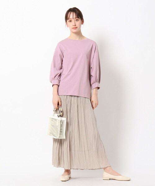 THE SHOP TK （ザ ショップ ティーケー ）の「◆【VERY6月号掲載】【SHELTECH／シェルテック】【チュッパチャップスコラボ】ボリューム袖プルオーバー（Tシャツ/カットソー・レディース・ライトブルー/ブラック/パープル/ホワイト系・12/13）」の18枚目の写真