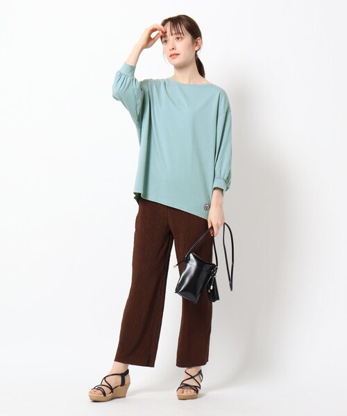 THE SHOP TK （ザ ショップ ティーケー ）の「◆【VERY6月号掲載】【SHELTECH／シェルテック】【チュッパチャップスコラボ】ボリューム袖プルオーバー（Tシャツ/カットソー・レディース・ライトブルー/ブラック/パープル/ホワイト系・12/13）」の22枚目の写真