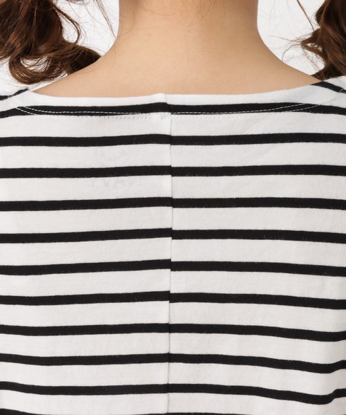 100% ORGANIC COTTON(100パーセントオーガニックコットン)の「ドルマンスリーブ 半袖Tシャツ(Tシャツ/カットソー・レディース・ブラック/カーキ/ホワイト/ベージュ/ブラウン・M/L)」の17枚目の写真