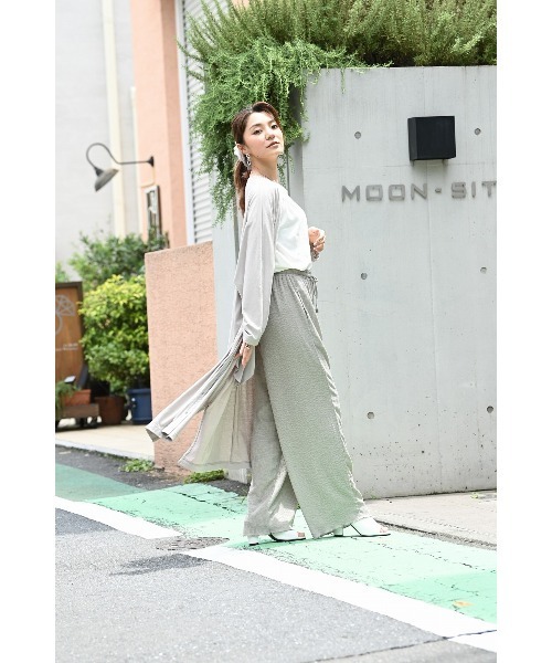 100% ORGANIC COTTON(100パーセントオーガニックコットン)の「ドルマンスリーブ 半袖Tシャツ(Tシャツ/カットソー・レディース・ブラック/カーキ/ホワイト/ベージュ/ブラウン・M/L)」の8枚目の写真
