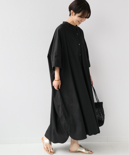 JOURNAL STANDARD relume（ジャーナルスタンダード　レリューム）の「コットンポンチョシャツワンピース◆（シャツワンピース・レディース・ブラック/ホワイト/カーキ・FREE）」の19枚目の写真