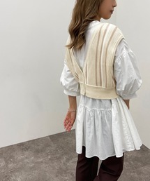 apres jour mignon | ストライプ２ＷＡＹビスチェ【ZOZOTOWN限定アイテム】(ベスト)