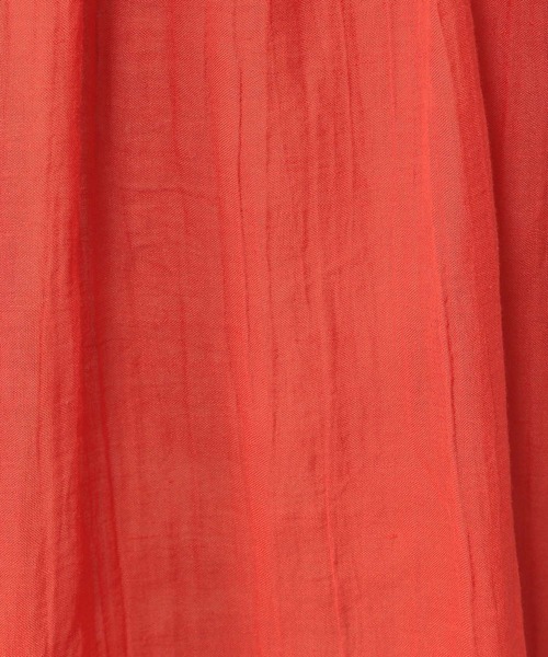 studio CLIP（スタディオクリップ）の「《Natural by studio CLIP》ラミーワッシャーワンピース（ワンピース・レディース・レッド/オフホワイト/ブラック・FREE）」の16枚目の写真