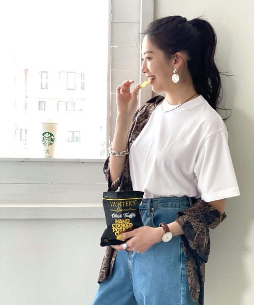Java（ジャバ）の「《JaVaジャバ 2枚set！》オーガニックコットン100％のサスティナブルTee（Tシャツ/カットソー・メンズ・ホワイト/ブラック・MEDIUM/LARGE/X-LARGE）」の3枚目の写真