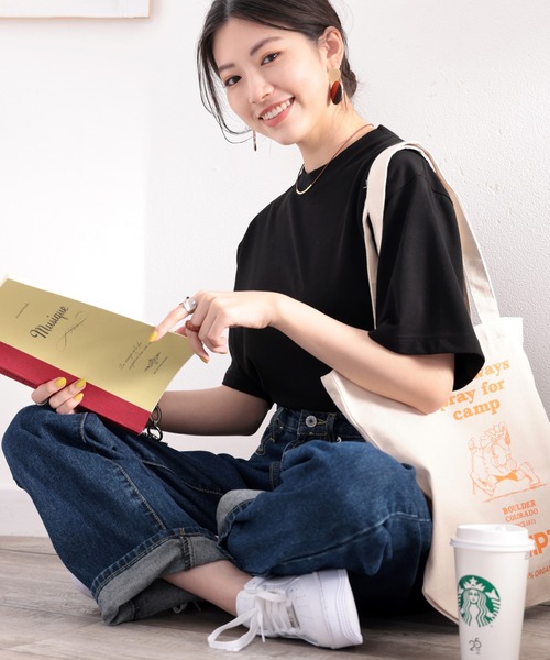 Java（ジャバ）の「《JaVaジャバ 2枚set！》オーガニックコットン100％のサスティナブルTee（Tシャツ/カットソー・メンズ・ホワイト/ブラック・MEDIUM/LARGE/X-LARGE）」の5枚目の写真