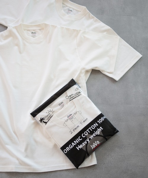 Java（ジャバ）の「《JaVaジャバ 2枚set！》オーガニックコットン100％のサスティナブルTee（Tシャツ/カットソー・メンズ・ホワイト/ブラック・MEDIUM/LARGE/X-LARGE）」の8枚目の写真