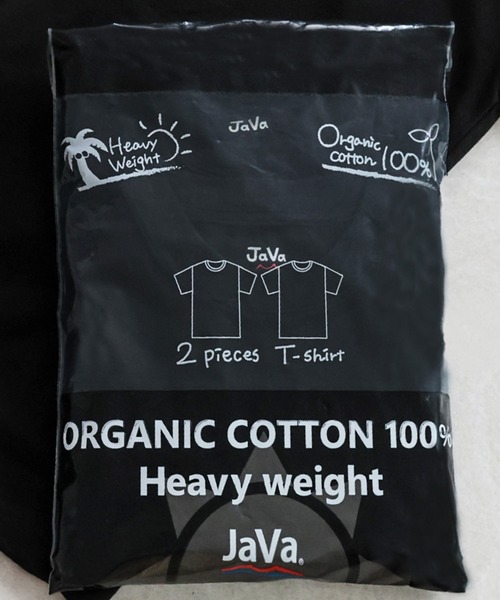 Java（ジャバ）の「《JaVaジャバ 2枚set！》オーガニックコットン100％のサスティナブルTee（Tシャツ/カットソー・メンズ・ホワイト/ブラック・MEDIUM/LARGE/X-LARGE）」の11枚目の写真