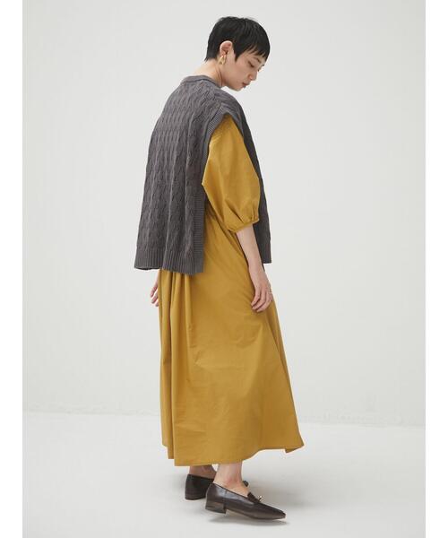 armonia(アルモニーア)の「armonia・サイドリボンニットベスト*(ベスト・レディース・チャコールグレー/ベージュ/マスタード・FREE)」の13枚目の写真