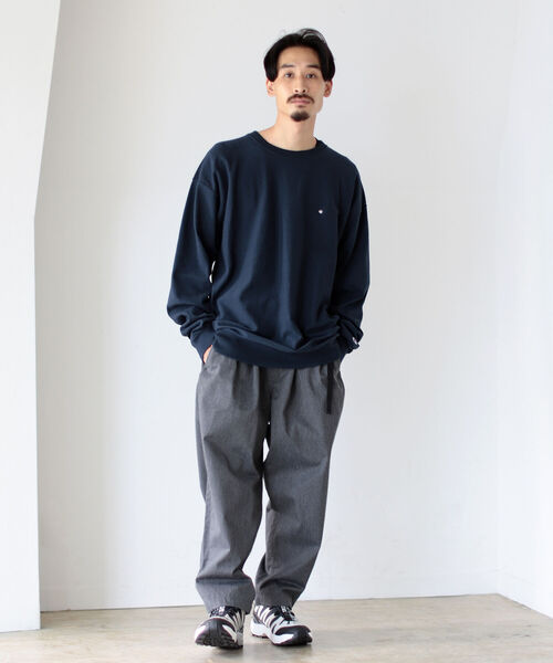 Champion（チャンピオン）の「Champion × BEAMS / 別注 Long Sleeve T-shirt（Tシャツ/カットソー・メンズ・ホワイト/ブラック/ネイビー・SMALL/MEDIUM/LARGE）」の9枚目の写真