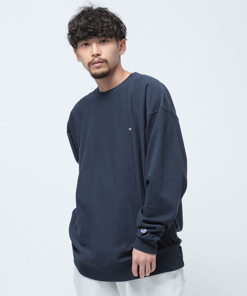Champion（チャンピオン）の「Champion × BEAMS / 別注 Long Sleeve T-shirt（Tシャツ/カットソー・メンズ・ホワイト/ブラック/ネイビー・SMALL/MEDIUM/LARGE）」の17枚目の写真