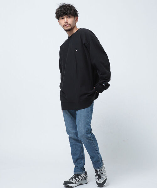 Champion（チャンピオン）の「Champion × BEAMS / 別注 Long Sleeve T-shirt（Tシャツ/カットソー・メンズ・ホワイト/ブラック/ネイビー・SMALL/MEDIUM/LARGE）」の19枚目の写真