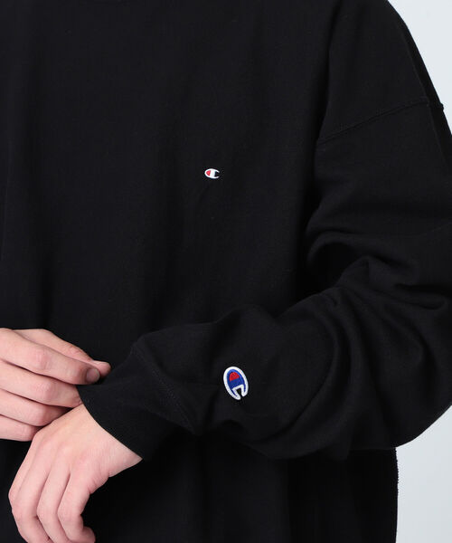 Champion（チャンピオン）の「Champion × BEAMS / 別注 Long Sleeve T-shirt（Tシャツ/カットソー・メンズ・ホワイト/ブラック/ネイビー・SMALL/MEDIUM/LARGE）」の22枚目の写真