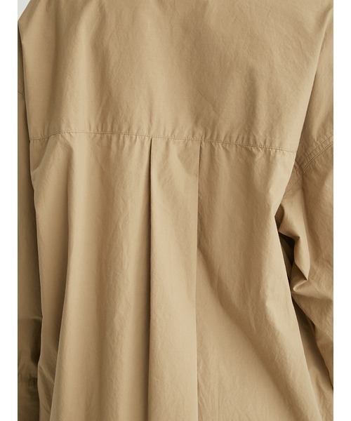 Mila Owen(ミラオーウェン)の「スキッパーシャツワンピース(シャツワンピース・レディース・ホワイト/オリーブ/チャコールグレー・0/1)」の8枚目の写真