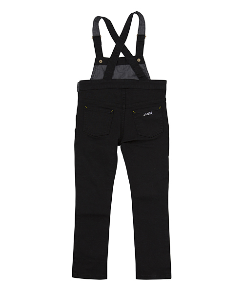 X-girl Stages（エックスガールステージス）の「【VERY(ベリー)5月号掲載商品】SKINNY SALOPETTE  (4T～7T)（つなぎ/オールインワン・キッズ・ブラック/ブルー・6T/7T/5T/4T）」の7枚目の写真