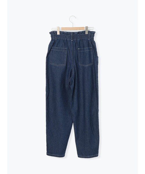 ehka sopo（エヘカソポ）の「デニムツイルアソートハイウエストパンツ（デニムパンツ・レディース・ブラック/ベージュ/ネイビー/キナリ・ﾌﾘ-）」の16枚目の写真