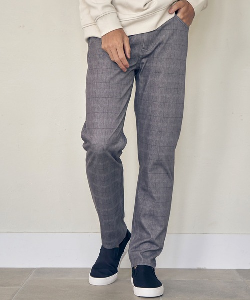 ikka（イッカ）の「ストレッチ プリント5Pパンツ（その他パンツ・メンズ・グレー/ネイビー/ダークネイビー・S/M/L/XL）」の2枚目の写真