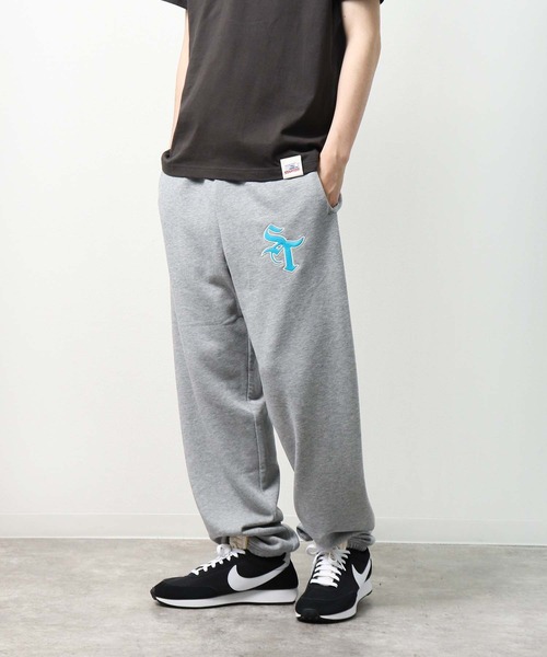 STARTER（スターター）の「【 STARTER / スターター 】 ワッペン付スウェットパンツ X58711J BNU（スウェットパンツ・メンズ・ブラック/グレー・M/L/XL）」の9枚目の写真