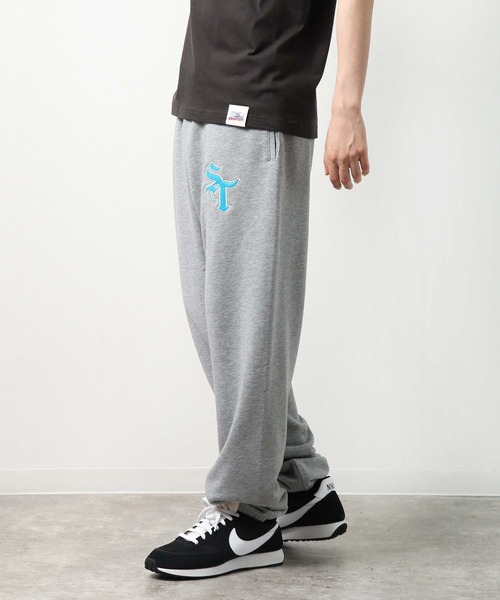STARTER（スターター）の「【 STARTER / スターター 】 ワッペン付スウェットパンツ X58711J BNU（スウェットパンツ・メンズ・ブラック/グレー・M/L/XL）」の6枚目の写真