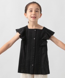 GLOBAL WORK | 【キッズ】ショルダーフリルブラウスノースリーブ/957738(シャツ/ブラウス)