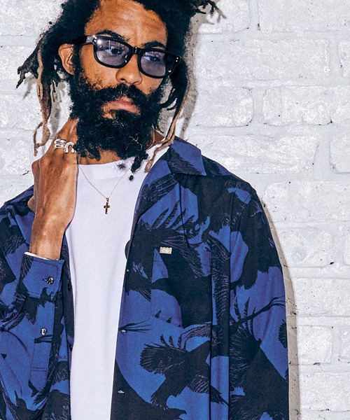 CRIMIE（クライミー）の「SHADOW EAGLE LONG SLEEVE SHIRT（シャツ/ブラウス・メンズ・ブラック/ブルー・M/L/XL/S/XXL）」の13枚目の写真