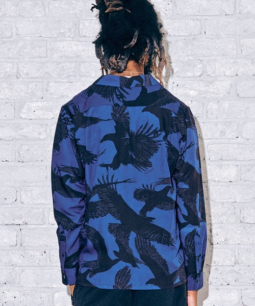 CRIMIE（クライミー）の「SHADOW EAGLE LONG SLEEVE SHIRT（シャツ/ブラウス・メンズ・ブラック/ブルー・M/L/XL/S/XXL）」の20枚目の写真