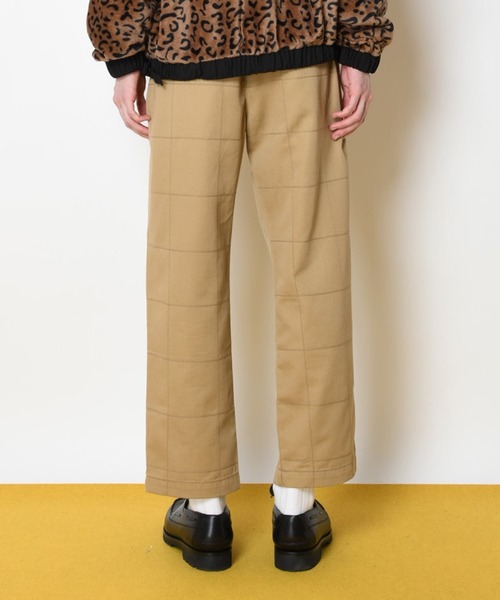 SUPERTHANKS(スーパーサンクス)の「ボックスステッチタックワイドパンツ テーパードパンツ■セットアップ対応■(ユニセックス)(デニムパンツ・メンズ・ブラック/ベージュ/ブルー/ブラック系その他・S/M/L)」の20枚目の写真