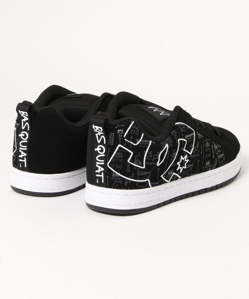 DC SHOES(ディーシーシューズ)の「BASQ COURT GRAFFIK/DCバスキアコラボスニーカー(スニーカー・メンズ・ブラック・26cm/26.5cm/27cm/27.5cm/28cm)」の2枚目の写真
