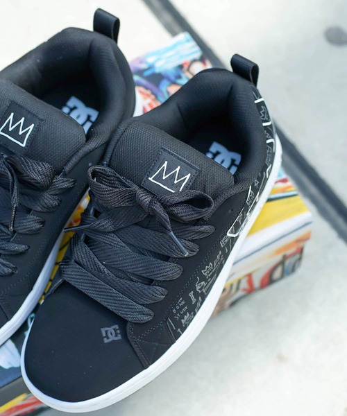 DC SHOES(ディーシーシューズ)の「BASQ COURT GRAFFIK/DCバスキアコラボスニーカー(スニーカー・メンズ・ブラック・26cm/26.5cm/27cm/27.5cm/28cm)」の15枚目の写真
