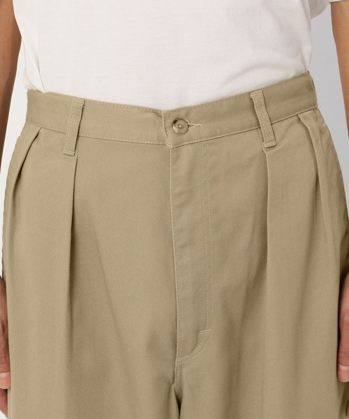 GYMPHLEX（ジムフレックス）の「Gymphlex | カツラギ 2タックチノパンツ MEN（チノパンツ・メンズ・カーキ/アイボリー・MEDIUM/LARGE）」の13枚目の写真