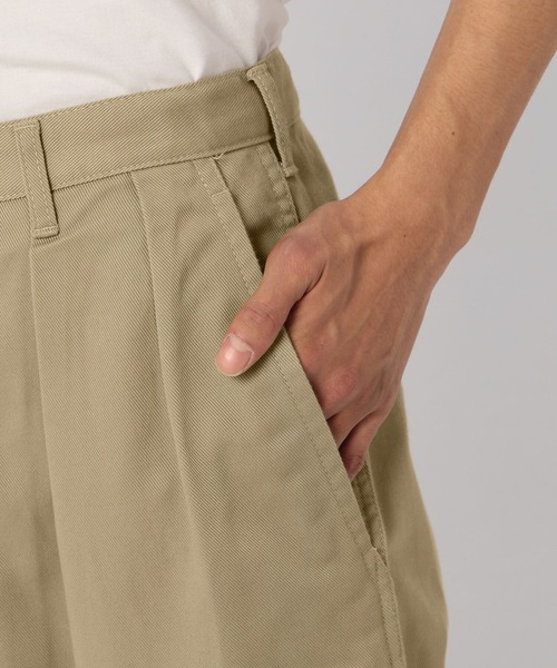 GYMPHLEX（ジムフレックス）の「Gymphlex | カツラギ 2タックチノパンツ MEN（チノパンツ・メンズ・カーキ/アイボリー・MEDIUM/LARGE）」の15枚目の写真