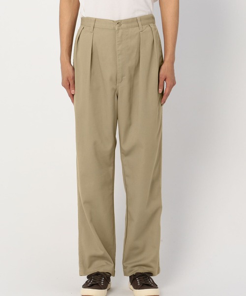 GYMPHLEX（ジムフレックス）の「Gymphlex | カツラギ 2タックチノパンツ MEN（チノパンツ・メンズ・カーキ/アイボリー・MEDIUM/LARGE）」の10枚目の写真