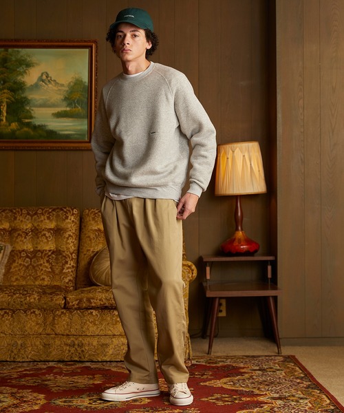 GYMPHLEX（ジムフレックス）の「Gymphlex | カツラギ 2タックチノパンツ MEN（チノパンツ・メンズ・カーキ/アイボリー・MEDIUM/LARGE）」の6枚目の写真