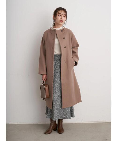 earth music&ecology（アースミュージックアンドエコロジー）の「花柄切り替えマーメイドスカート ＊（スカート・レディース・ブラック/ライトベージュ/グリーン・FREE）」の6枚目の写真