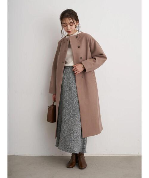 earth music&ecology（アースミュージックアンドエコロジー）の「花柄切り替えマーメイドスカート ＊（スカート・レディース・ブラック/ライトベージュ/グリーン・FREE）」の16枚目の写真