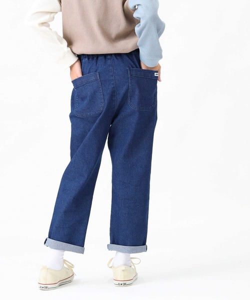 MPS(エムピーエス)の「【MPS】デニムイージーテーパードパンツ(デニムパンツ・キッズ・ブルー/ダークインディゴブルー/ホワイト/ライトインディゴブルー/ブラック・155/120/130/105/140/150/160)」の10枚目の写真