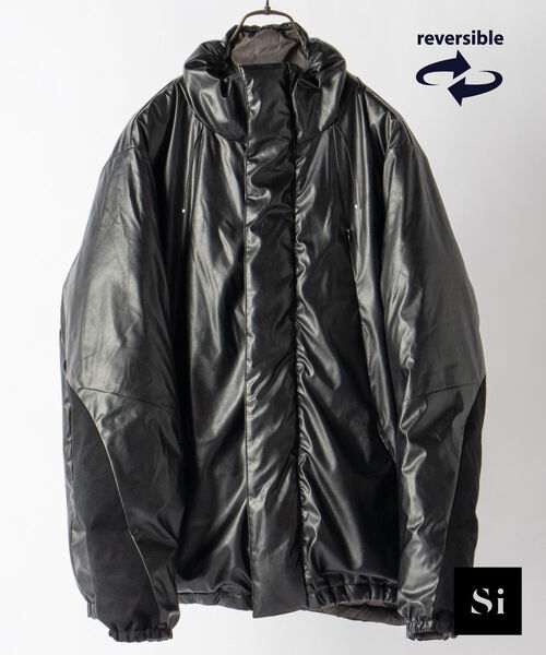 セール】【Si/エスアイ】Light Leather Riversible Down by TAION