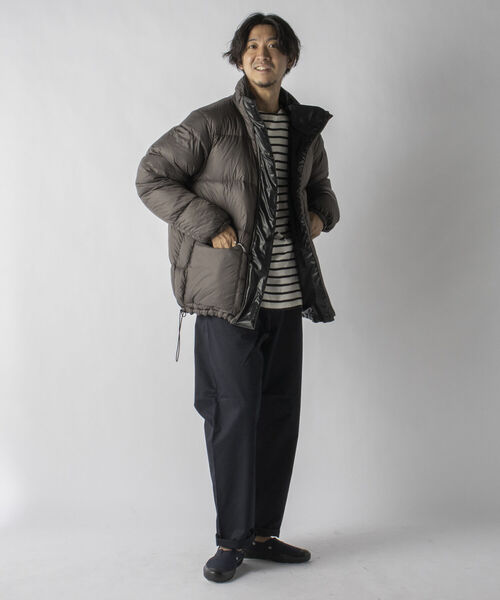 セール】【Si/エスアイ】Light Leather Riversible Down by TAION