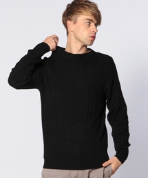 UNITED ARROWS | UAS カシミヤケーブル　ハイネックセーター◆(ニット/セーター)