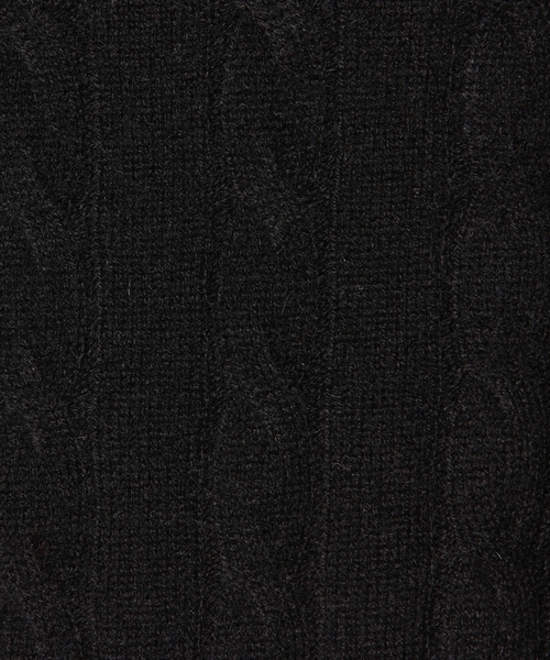 UNITED ARROWS（ユナイテッドアローズ）の「UAS カシミヤケーブル　ハイネックセーター◆（ニット/セーター・メンズ・ホワイト/ブラック/ピンク/オリーブ/コバルトブルー/ネイビー・X-LARGE/SMALL/LARGE/MEDIUM/X-SMALL）」の18枚目の写真