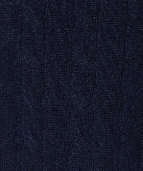 UNITED ARROWS（ユナイテッドアローズ）の「UAS カシミヤケーブル　ハイネックセーター◆（ニット/セーター・メンズ・ホワイト/ブラック/ピンク/オリーブ/コバルトブルー/ネイビー・X-LARGE/SMALL/LARGE/MEDIUM/X-SMALL）」の12枚目の写真