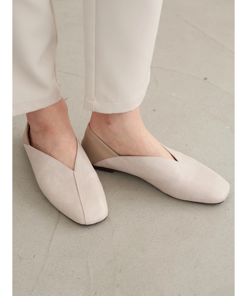 ORiental TRaffic（オリエンタルトラフィック）の「ORiental TRaffic バブーシュ ＊（パンプス・レディース・アイボリー/ブラック/ブラウン・S/M/L）」の8枚目の写真